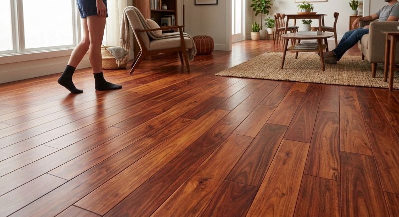 Cherry Floor Installation in Grantville, PA