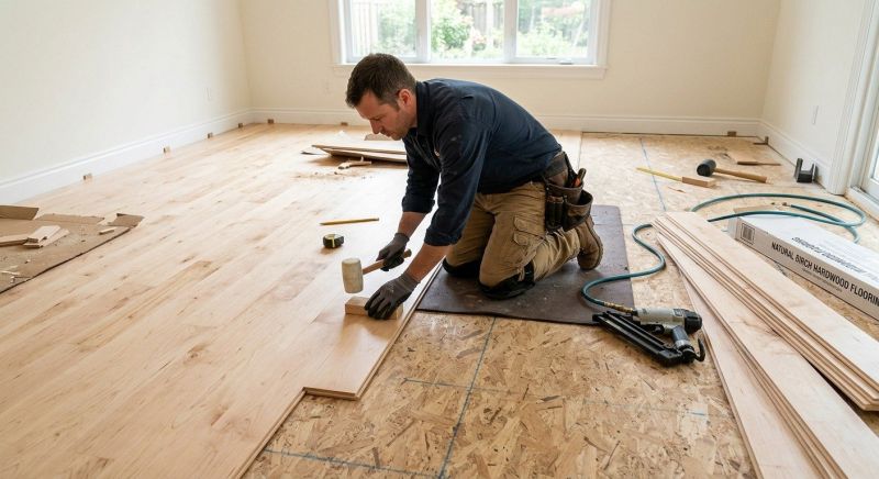 Maple Flooring Installation in Dauphin County, PA