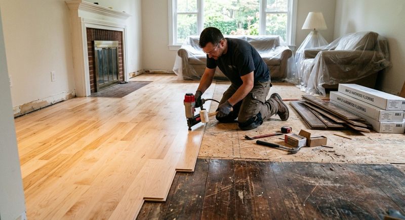 Maple Flooring Installation in Dillsburg, PA