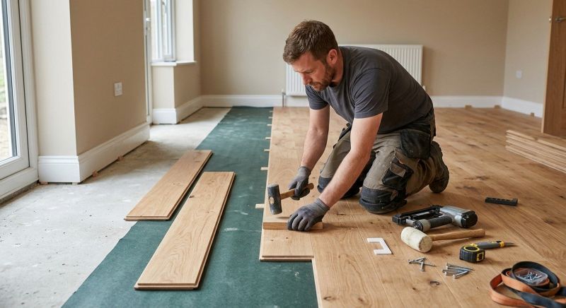 Maple Flooring Installation in Dover, PA