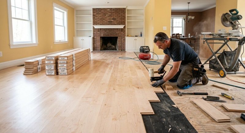 Maple Flooring Installation in Mechanicsburg, PA