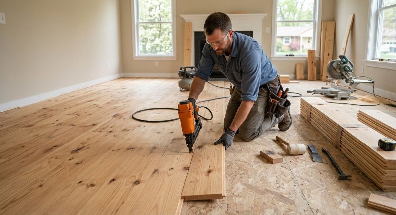 Maple Flooring Installation in York County, PA