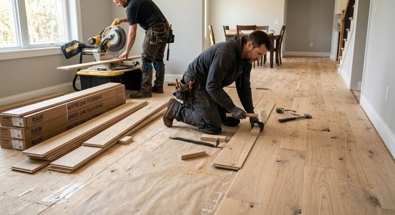 Oak Floor Installation in Harrisburg, PA