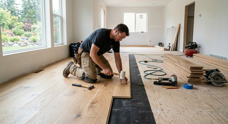 Oak Floor Installation in Hershey, PA