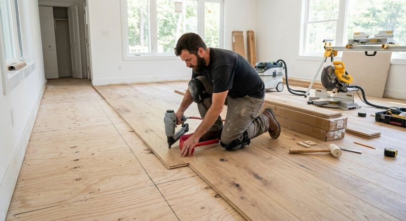 Oak Floor Installation in Hummelstown, PA