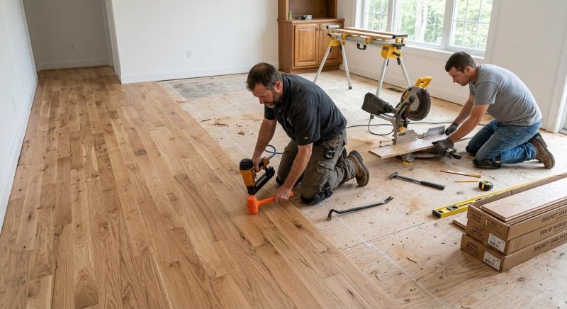 Oak Floor Installation in Lewisberry, PA