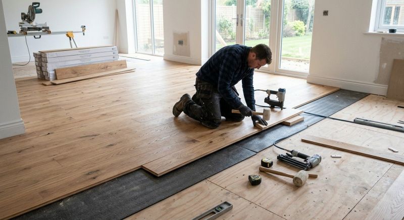 Oak Floor Installation in New Cumberland, PA