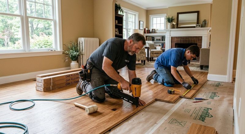 Oak Floor Installation in New Cumberland, PA