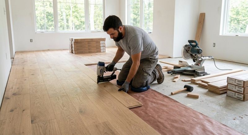 Oak Floor Installation in Perry County, PA