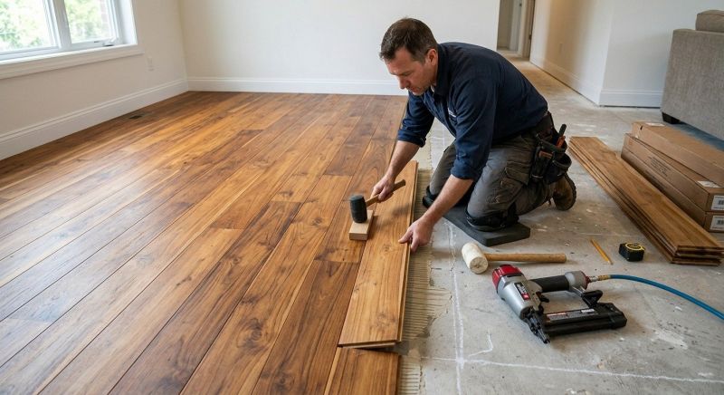 Teak Flooring Installation in Mechanicsburg, PA