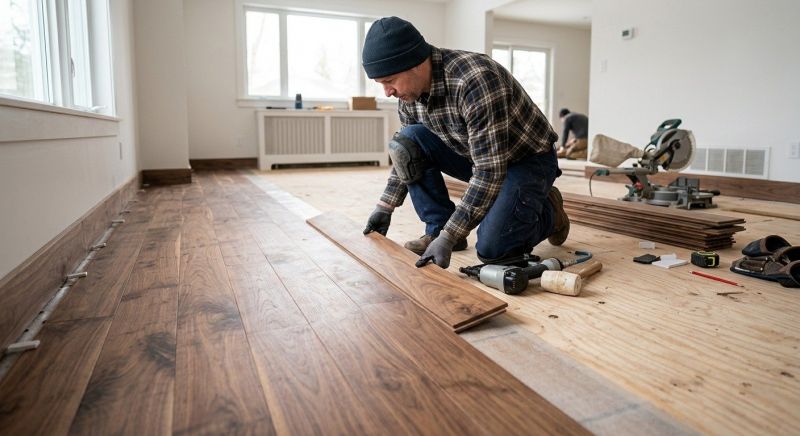 Walnut Flooring Installation in Mechanicsburg, PA