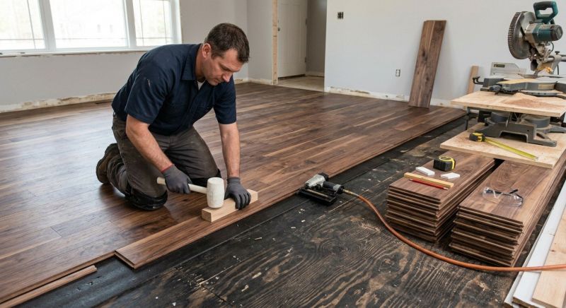 Walnut Flooring Installation in Mechanicsburg, PA