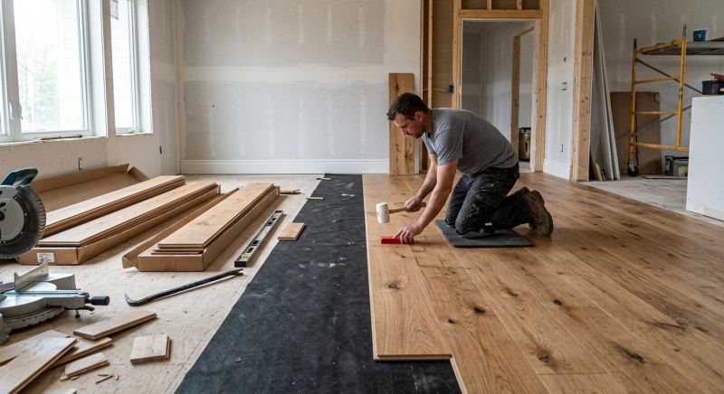Wide Plank Floor Installation in Mechanicsburg, PA