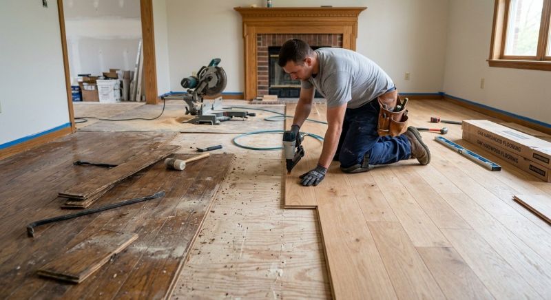 Wood Floor Replacement in Carlisle, PA
