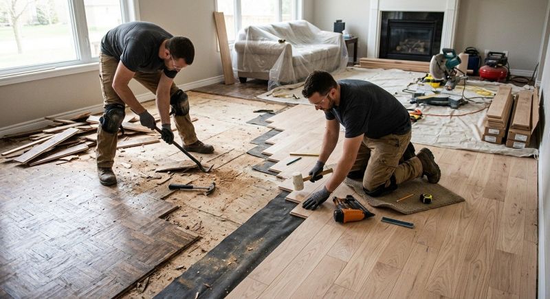 Wood Floor Replacement in Dauphin County, PA